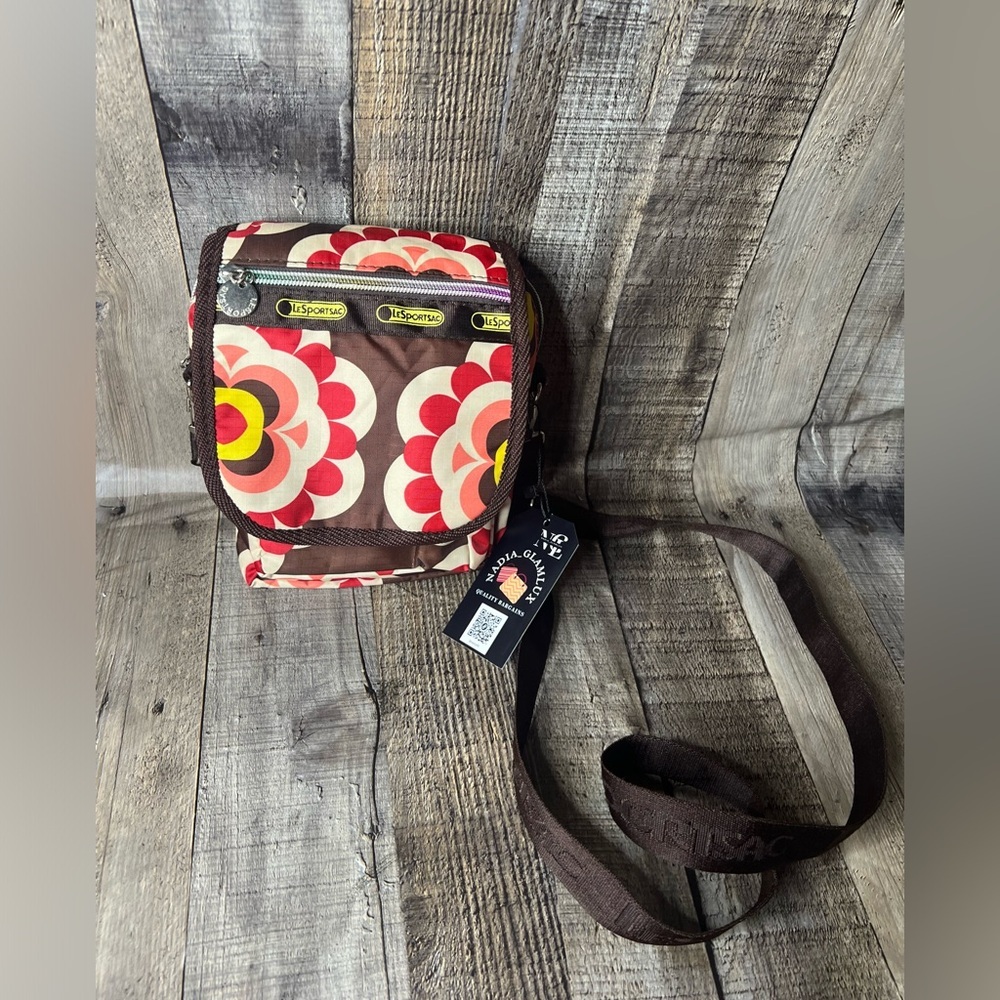 LeSportsac small sling multi pockets crossbody shoulder bag